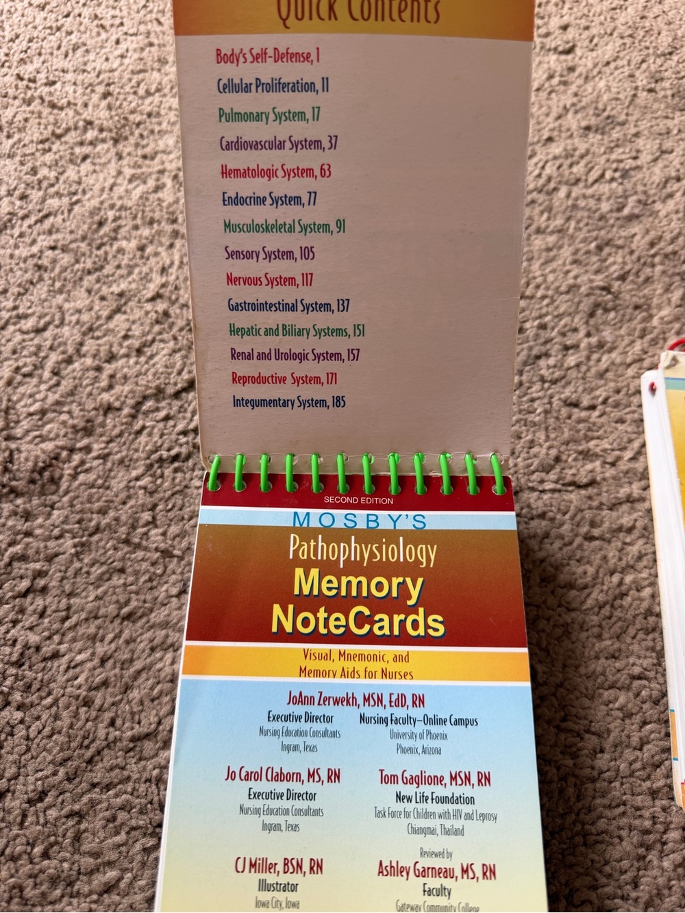4-book Mosby’s Memory NoteCards bundle - Picture 5 of 5